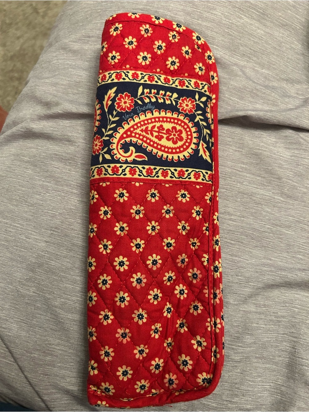 Vintage, Retired Vera Bradley Quilted Travel Accessory Case in “Americana”